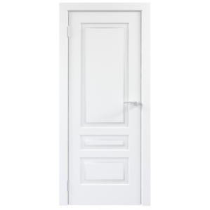 Дверь межкомнатная Эмаль Перфето-2 Белый (Глубокая фрезеровка)